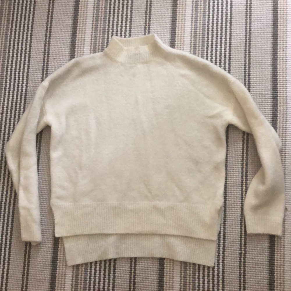 White Turtle Neck Sweater